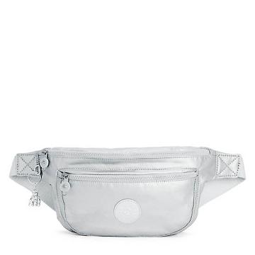 Kipling Yasemina Extra Large Metallic Heuptasjes Zilver | NL 2199OK